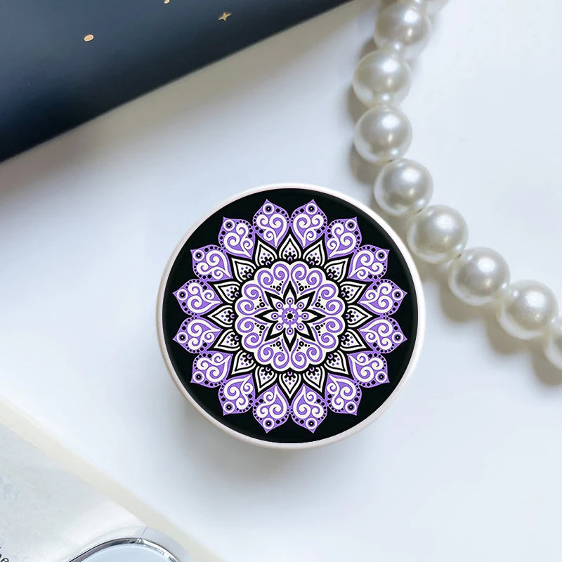 Mandala Universal Phone Grip - Foldable Finger Grip, Multiple Colors