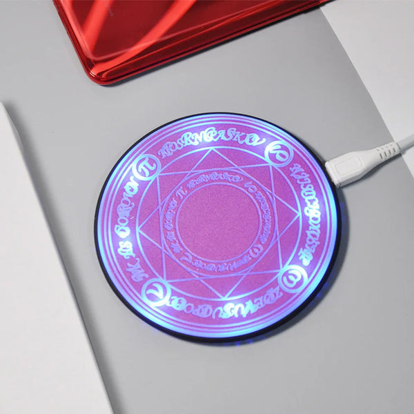 Universal 10W Fast Wireless Charging Pad with LED Indicator