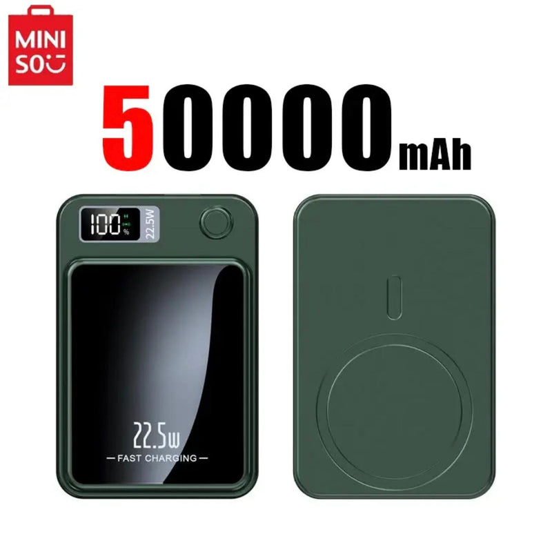 Ultra-Capacity Magnetic Multi Plug Power Bank: 50k/100k mAh