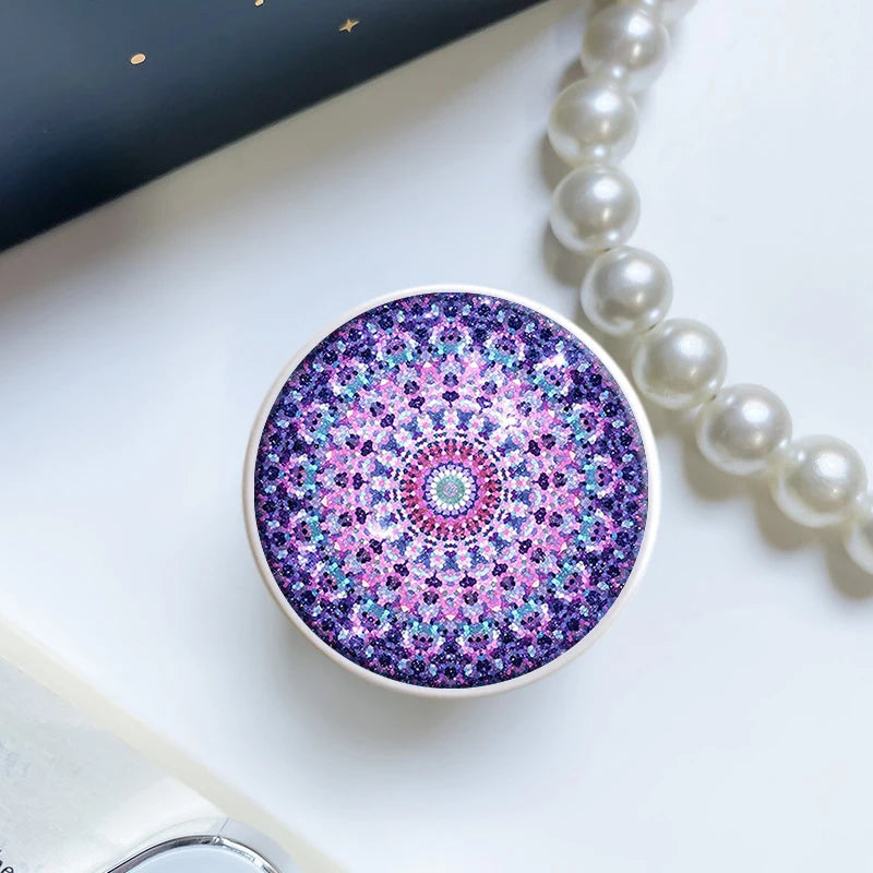 Mandala Universal Phone Grip - Foldable Finger Grip, Multiple Colors