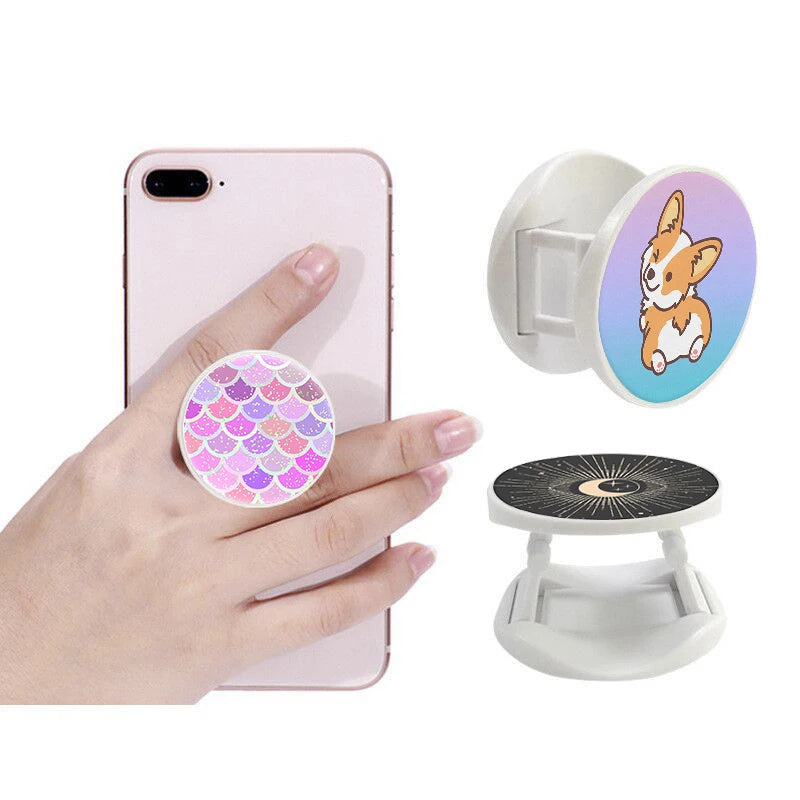 Mandala Universal Phone Grip - Foldable Finger Grip, Multiple Colors