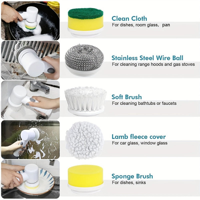 Multifunctional Rotary Cleaning Brush