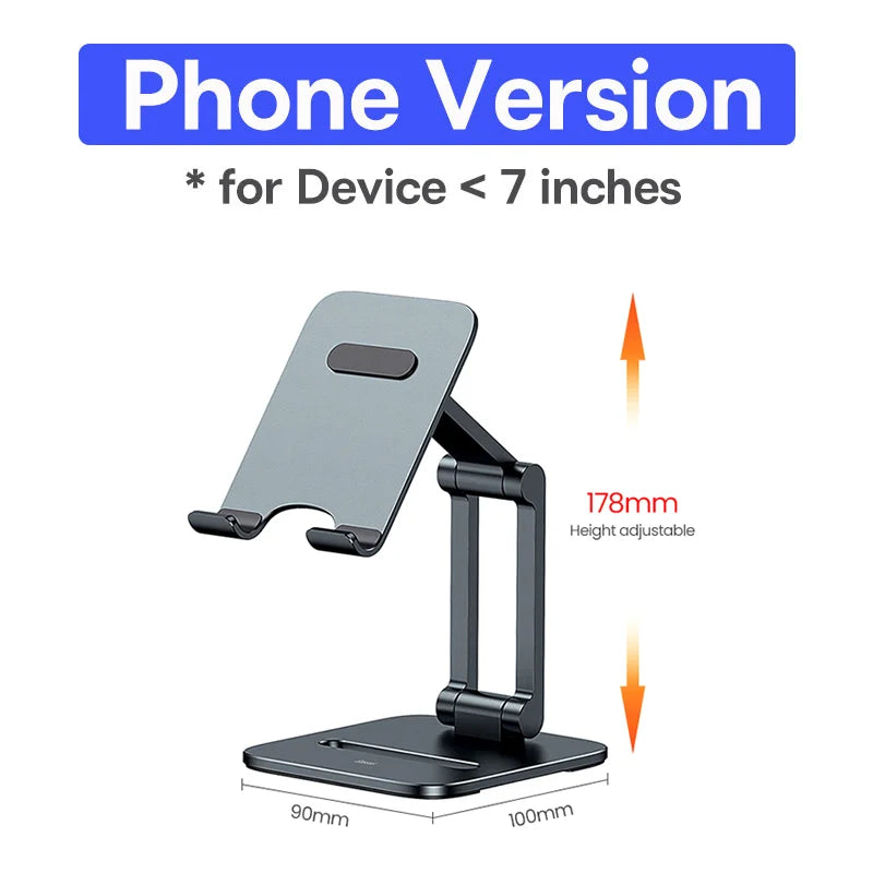 BaseUS Metal Phone and Tablet Stand - Sleek, Durable, Adjustable Holder