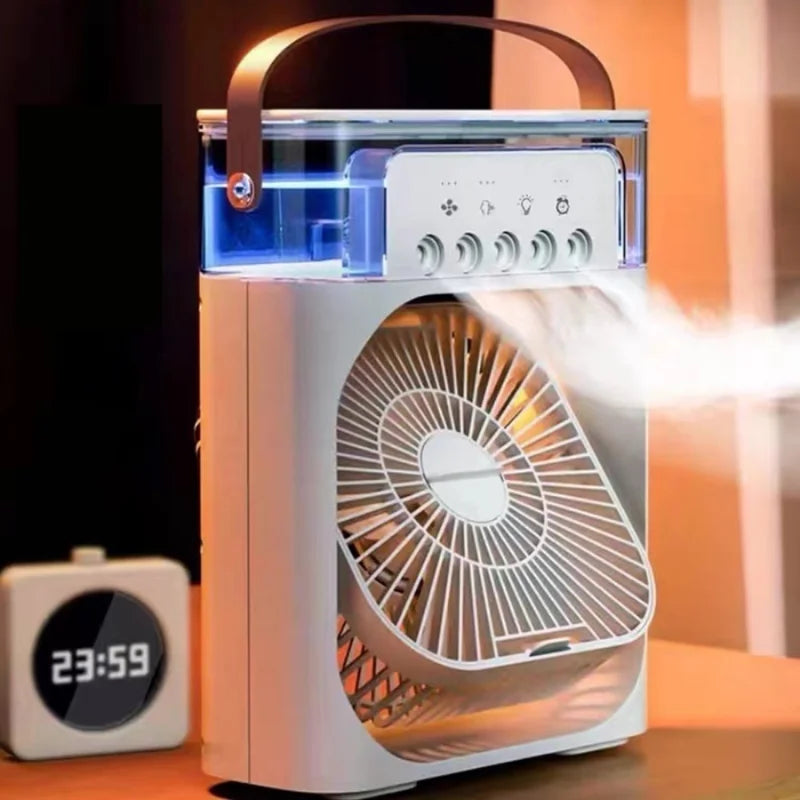 Mini Air Conditioner Humidifier Portable Fan