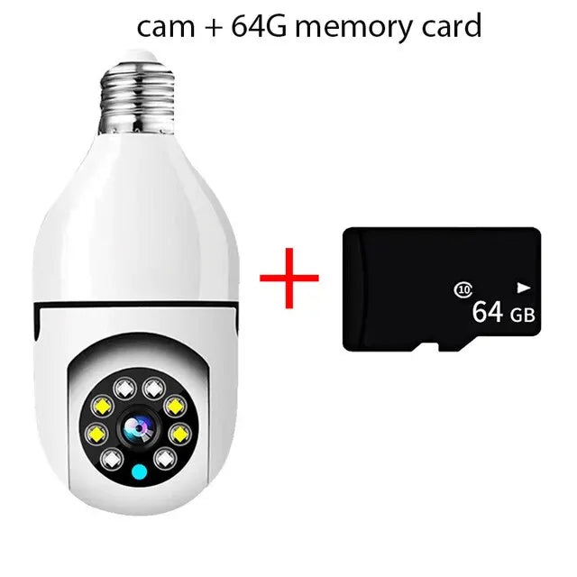 Surveillance Camera with 5G WiFi Lamp