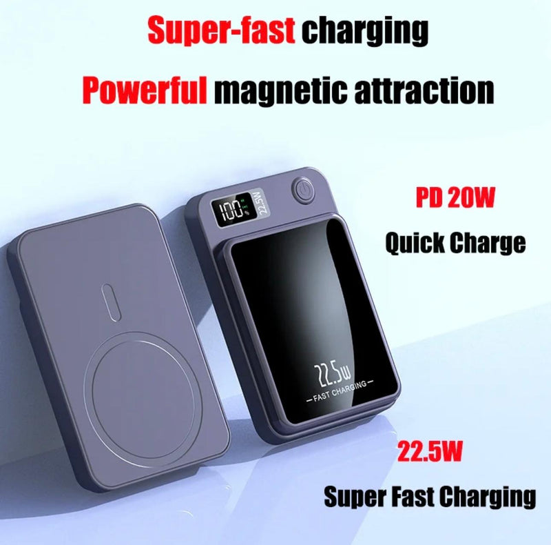 Ultra-Capacity Magnetic Multi Plug Power Bank: 50k/100k mAh