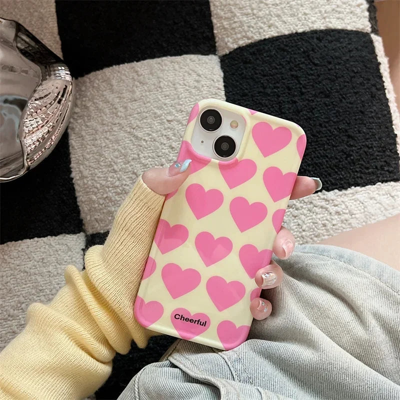 Heart Design iPhone Cover - Cute, Shockproof, Dust and Fingerprint Resistant