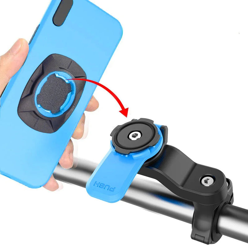 Motorcycle and Bicycle Phone Mount: Universal, Durable & Shock-Resistant