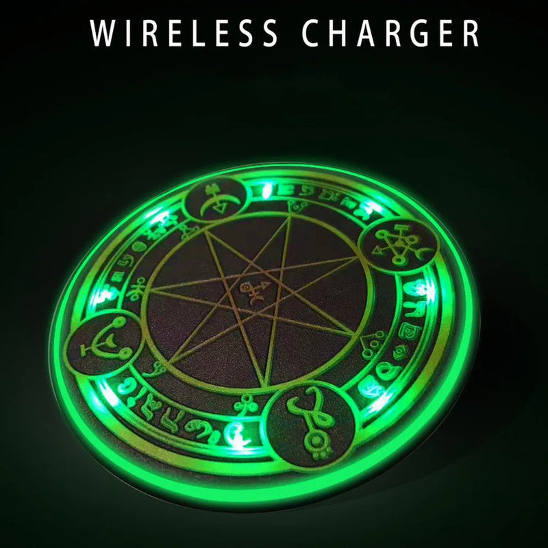 Universal 10W Fast Wireless Charging Pad with LED Indicator