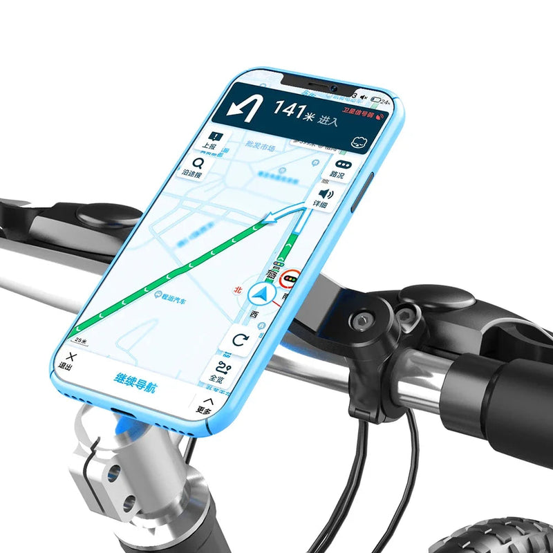 Motorcycle and Bicycle Phone Mount: Universal, Durable & Shock-Resistant